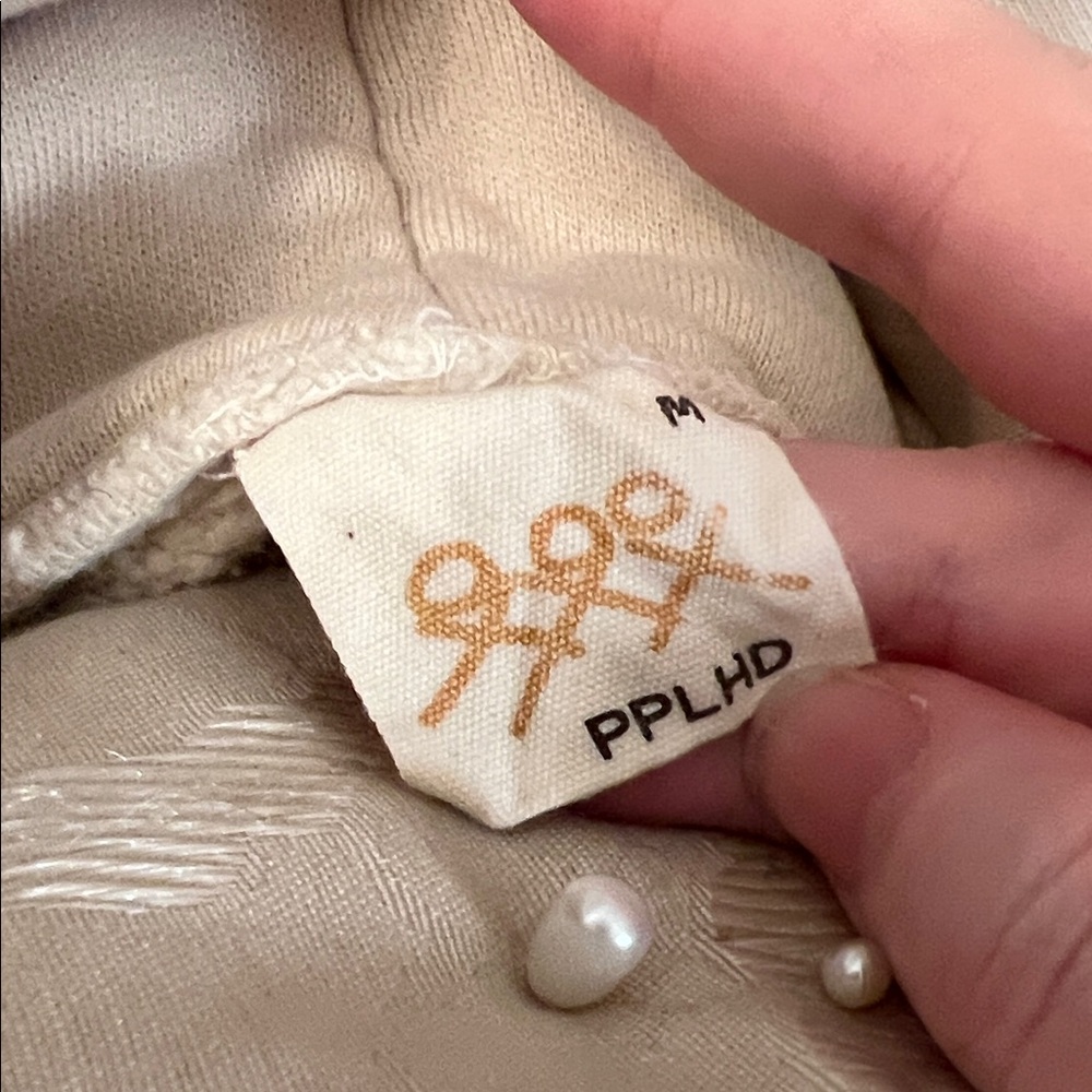Unbranded Women's Cream Hoodie Sweatshirt - Picture 2 of 5